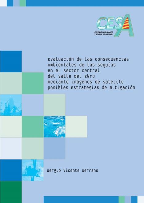 Portada de la tesis: Evaluación de las consecuencias ambientales de las sequías en el sector central del Valle del Ebro